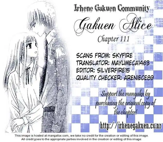 Gakuen Alice Chapter 111 1